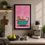 Lounging Leopard Pop Art - Wrapped Canvas-1606592483-1606592490