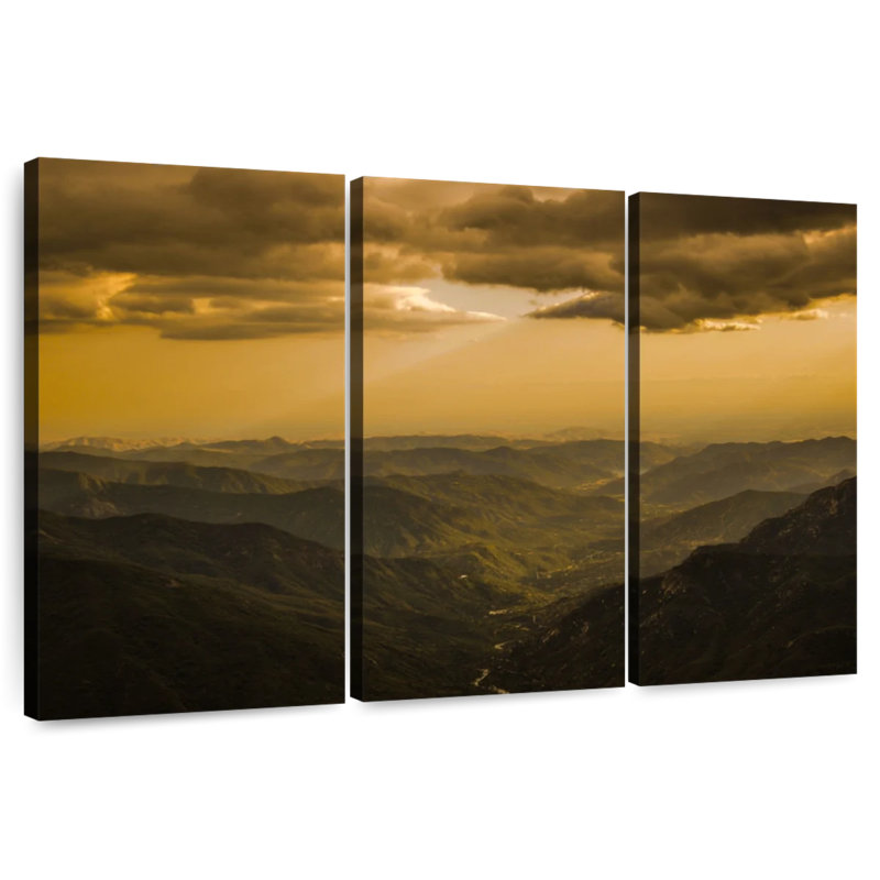 Alvord Cloudy Sequoia Sunset, 36" H x 57" W