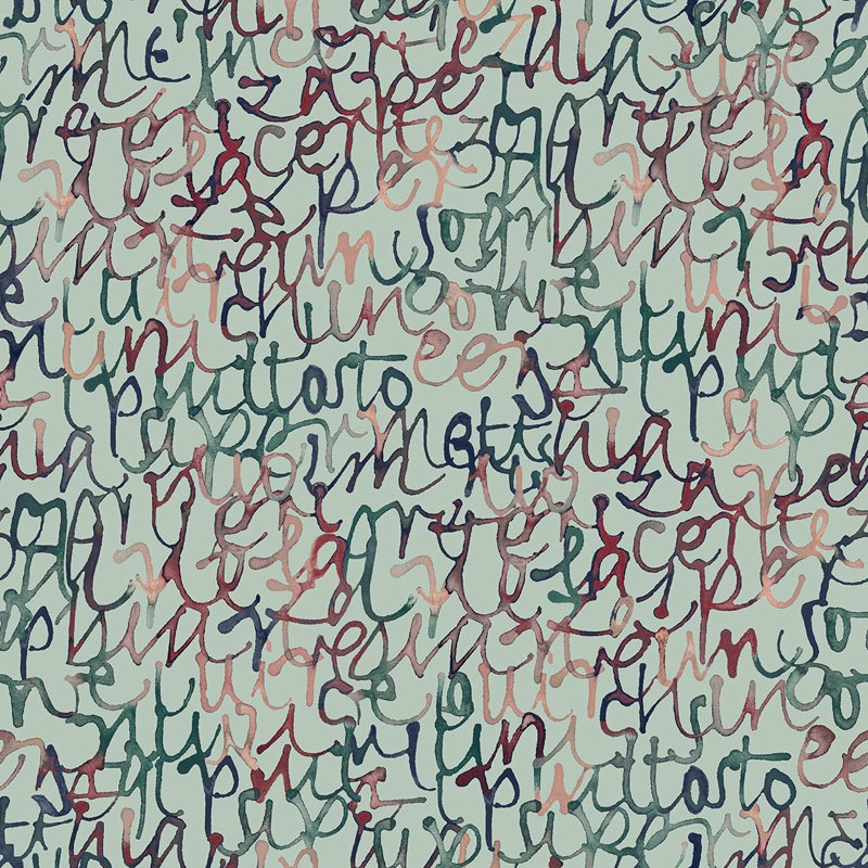 Rouleau de formes géométriques Turah, Vert