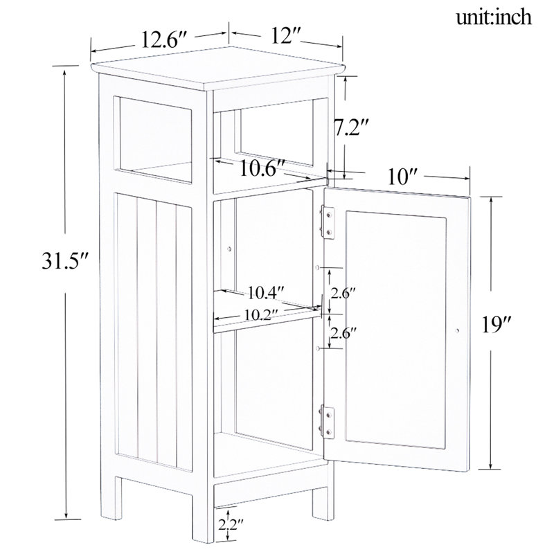 White Bathroom Storage Solution - Maximizes Space And Functionality Cupboard Versatile For Your Needs