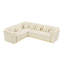Canapé modulaire luxueux en velours Chesterfield