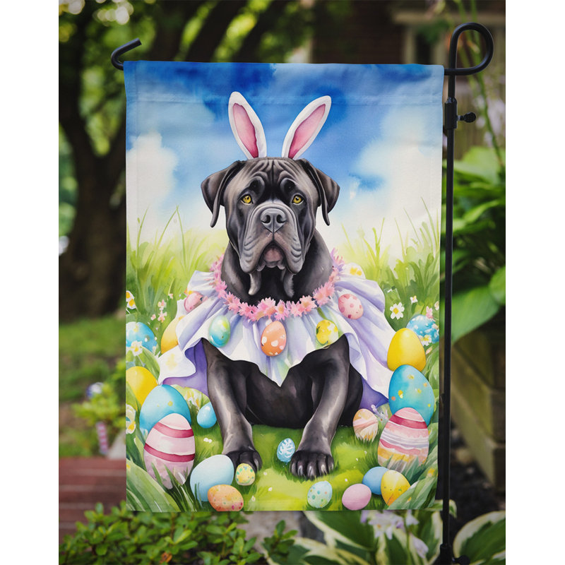 Easter Egg Hunt Double Sided 15.5 in. H x 11.25 in. W Polyester Easter Garden flag