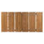 Méridiennes de patio réglables, chaise de patio moderne en bois d'acacia