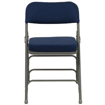 Chaise pliante recouverte en métal Oliverson