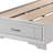 Wood Twin Storage Panel Bed White