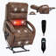 Fauteuil inclinable électrique Power Leatheraire-250399030