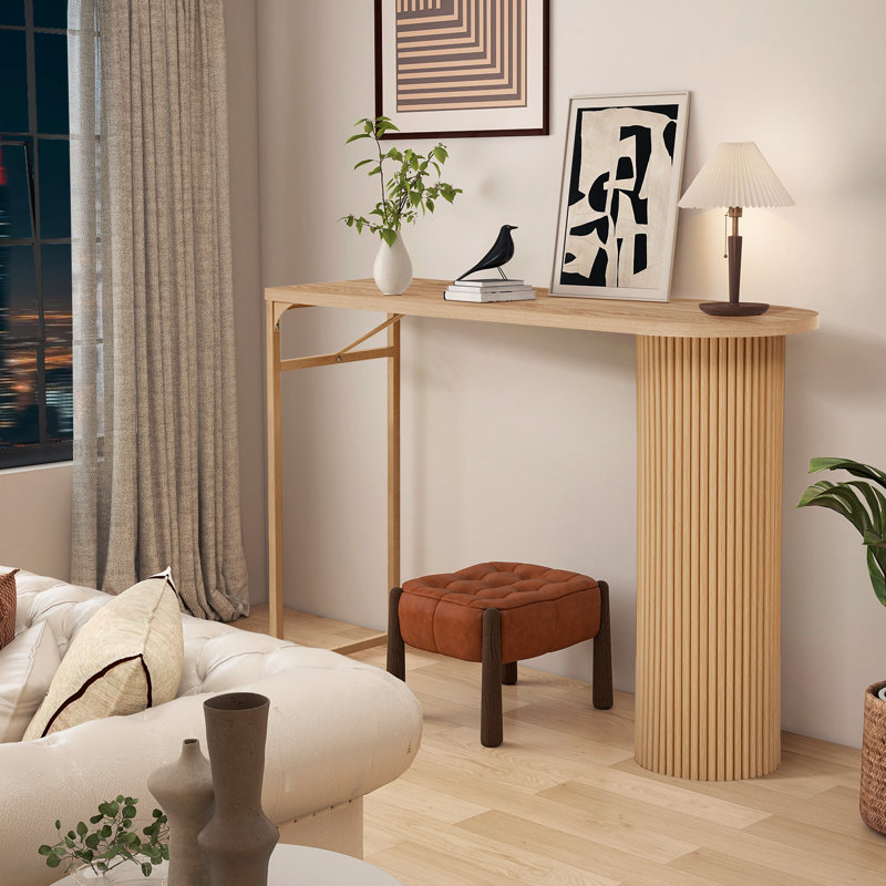 39.37'' tall bar table, Natural