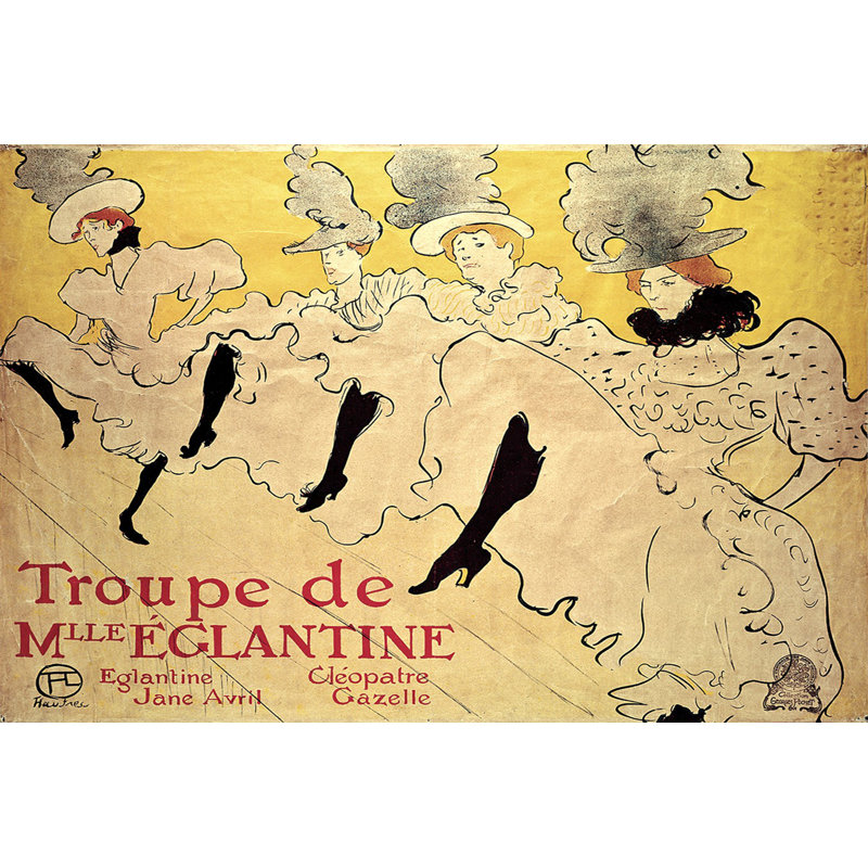 La Troupe de Mademoiselle Eglantine, H 20 po x l 30 po x P 1,25 po