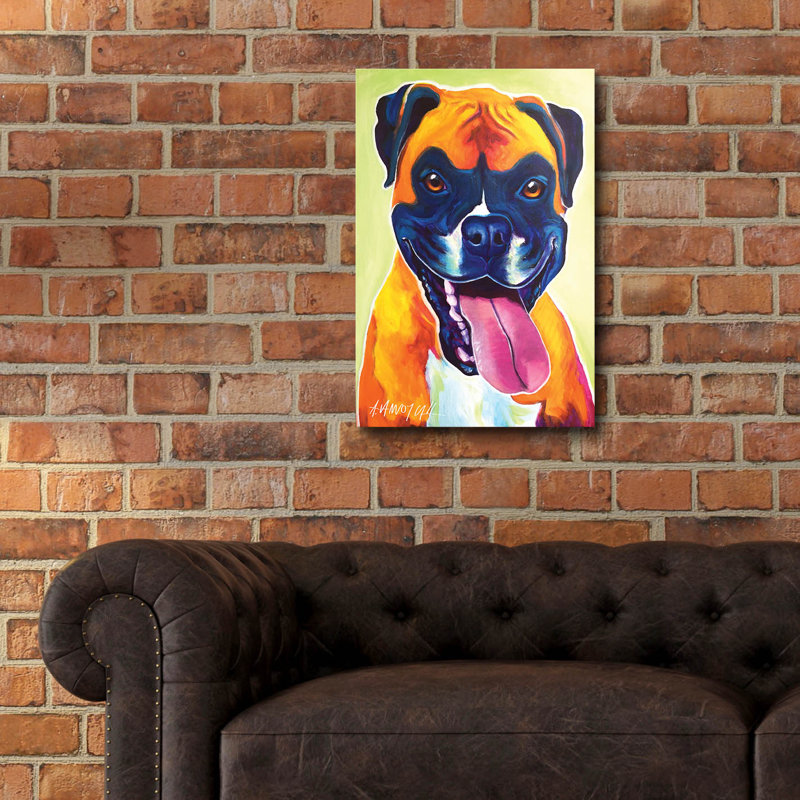 «Boxer - Bear» par Dawg Painter, H 24 po x l 16 po