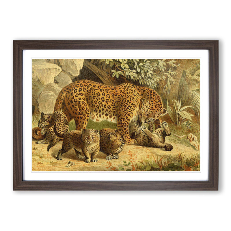 Single Picture Frame Painting, Walnut