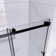 60 In. W X 76 In. H Frameless Single Sliding Glass Shower Doors
