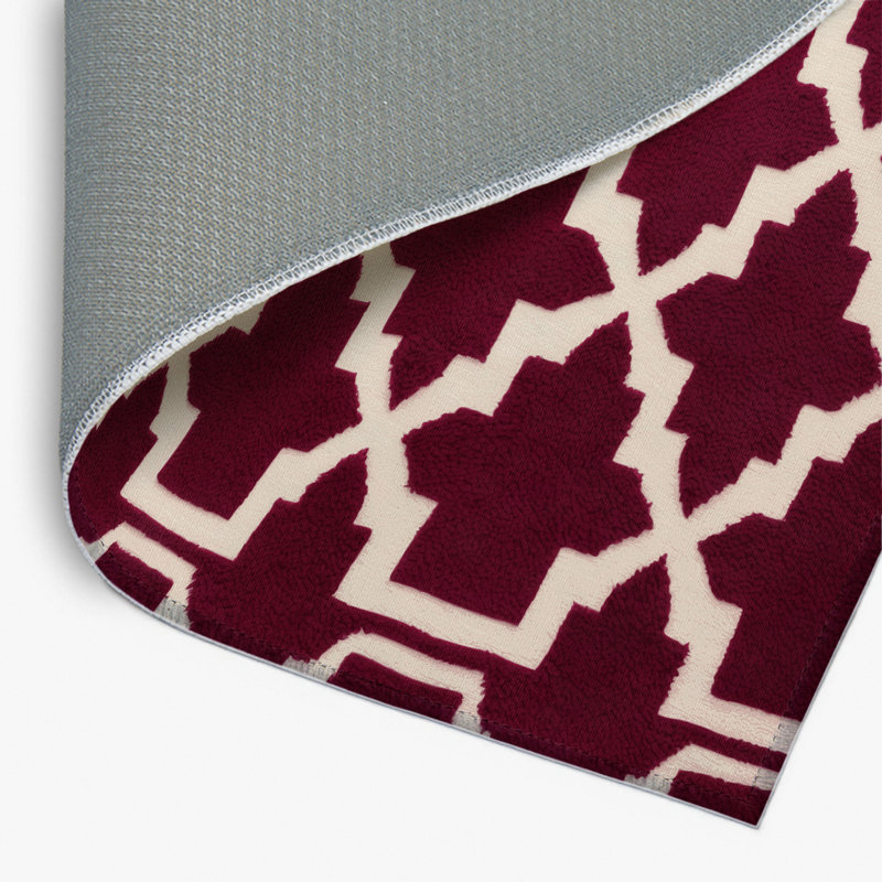 Tapis rouge intérieur et extérieur Trellis, Rectangulaire 8 pi x 10 pi