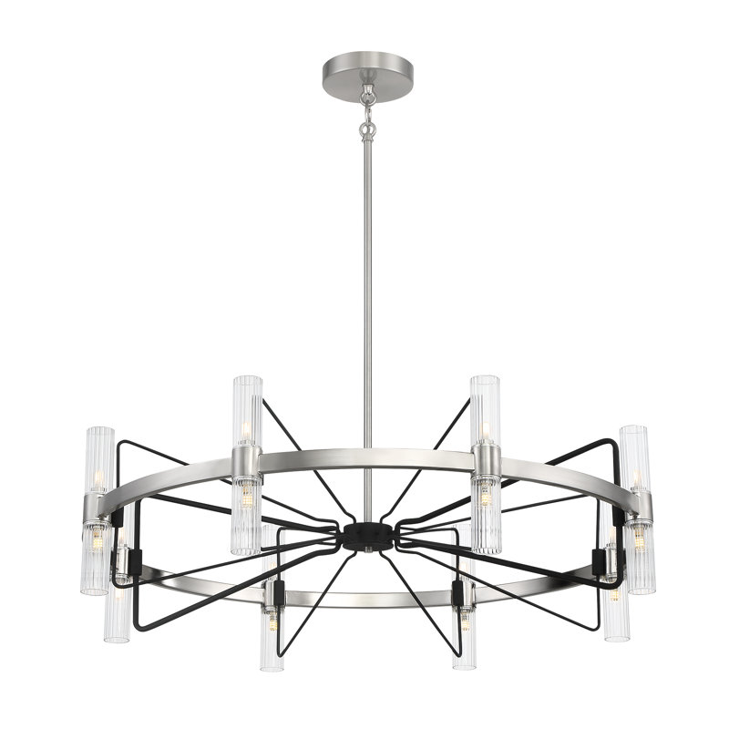 Luminaire suspendu linéaire unique à 12 lumières DEL, 16 Lights