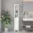 66.92" Tall Bathroom Storage Cabinet With Adjustable Shelves,Slim 1 Doors Freestanding Cabinet With Anti-Tip, Open Compartments, For Home, Small Spaces, Bathroom,Kitchen, Living Room