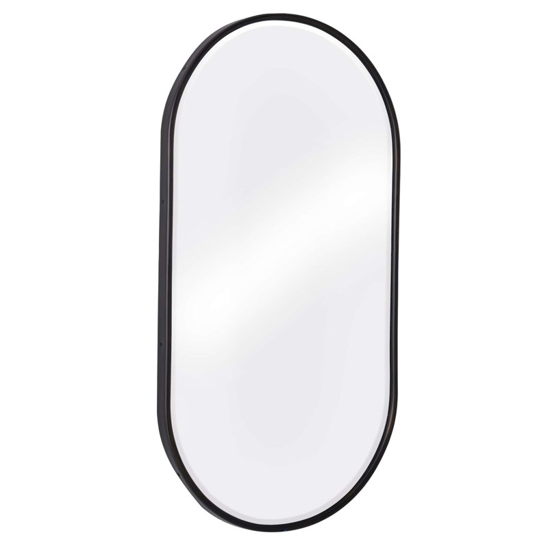 Vaquero Oval Brass Mirror