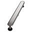 FINE FIXTURES Drain de douche linéaire de 36 pouces, insert et grille 2-en-1, bord arrondi, acier inoxydable de calibre 10, sortie centrale, crépine incluse-126703435