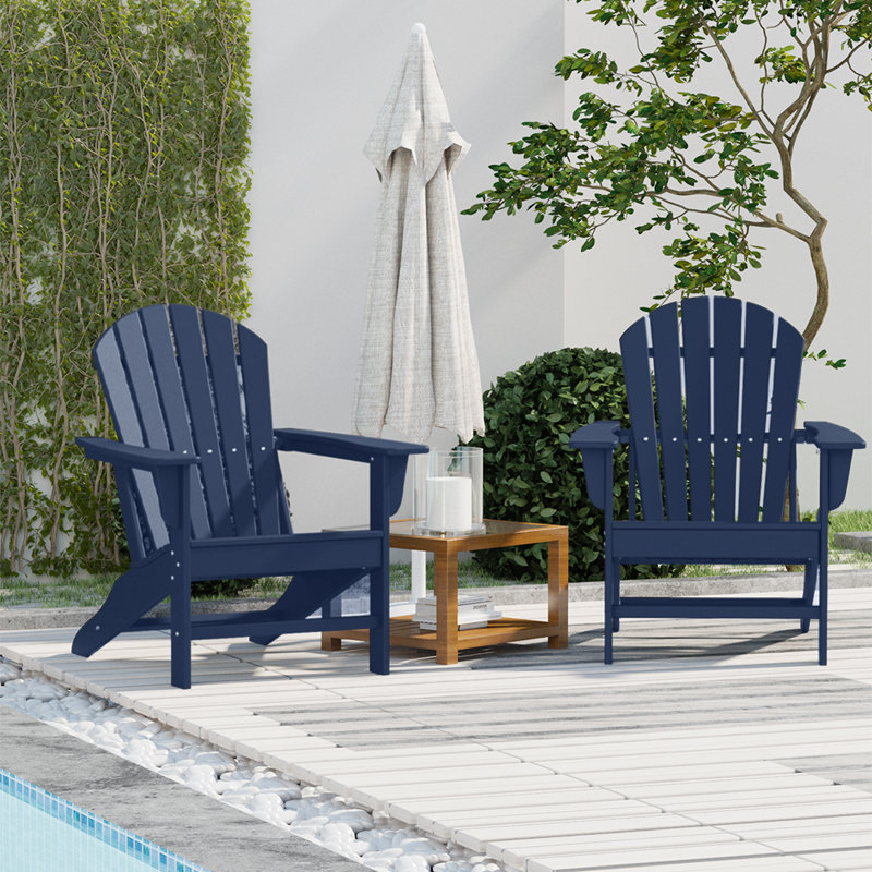 Arneson Outdoor Adirondack Chair, Navy
