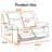 Wyatt 895L Leather Loveseat in Butternut -411560952-413061825
