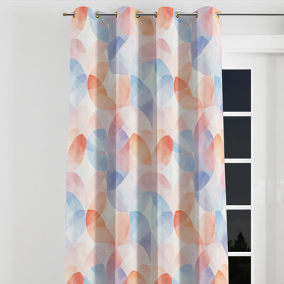 Kids Patchwork Blackout Curtains - Geometric Azsha Grommet Curtain - 1 Panel