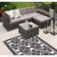 Anik Rectangle 160 cm x 230 cm Floral Berber Outdoor