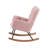 Comfy Upholstered Lounge Chair With High Backrest