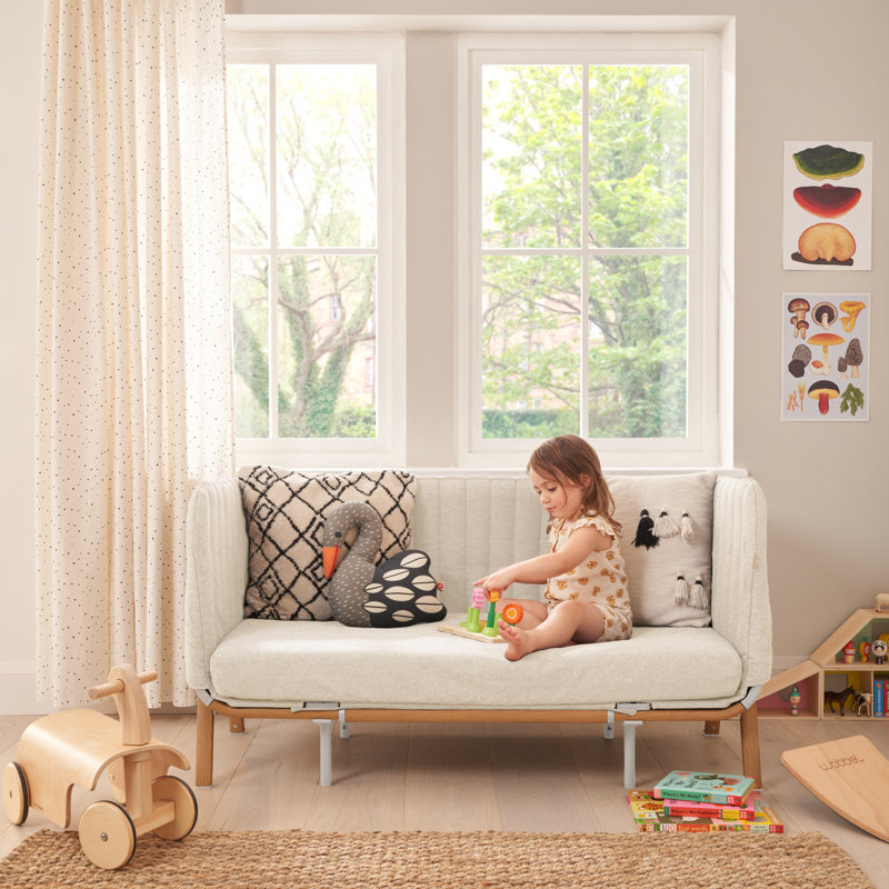Tutti Bambini Cozee XL Junior Bed & Sofa Expansion Pack, Scandinavian Walnut/Ecru