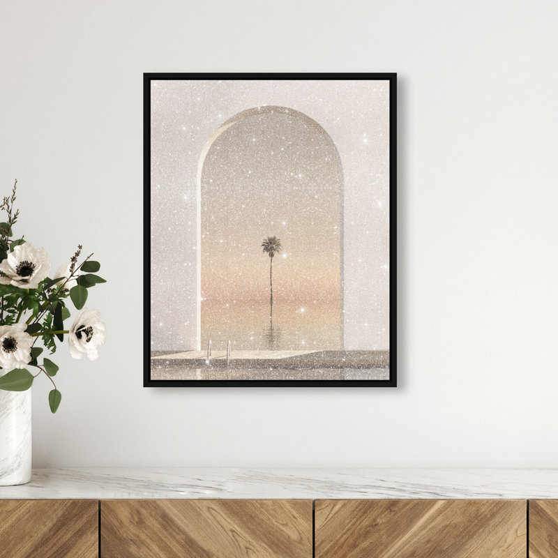 Summer Vision Landscape & Nature Canvas Print by Oliver Gal, Black Frame, 16 x 20, 17"H x 21"W, Black Floater Frame