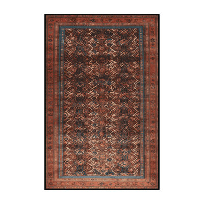 Tapis brun lavable à la machine
