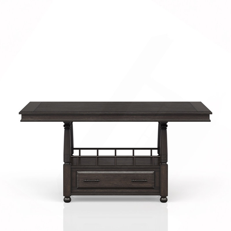 Deep Coffee Counter Height Dining Table