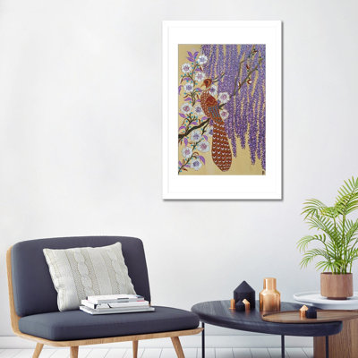 «Majstic Bird», reproduction d'art sur papier encadré