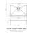 Gunmetal Black Drop In Kitchen Sink - 30" Wide. Stainless Steel 18 Gauge. Single Bowl. Scratch & Corrosion Proof. Easy To Clean. 9" Deep With Drain Assembly And Rinse Grid 30"X22"X9". Gauge Steel. .