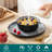  18-Piece Gray Reactive Glaze Ceramic Dinnerware Set for 6,Bubble Texture Plates,Dessert Plates & Cereal Bowls,Dishwasher & Oven Safe-1335396384
