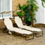 Chaise longue rembourrée Bahwana