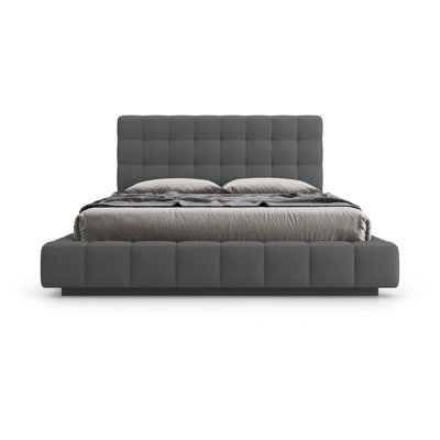 Thompson Upholstered Wingback Bed