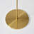 Libra 54.5" Modern LED Floor Lamp with Gold Finish, Adjustable Arm and Rotating Base, 3-Way Dimming-78048812