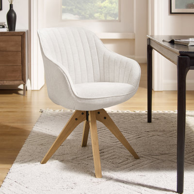 Upholstered Swivel Armchair