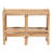 Lombok Modern Bohemian Rattan Console Table