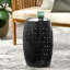 Table d'appoint 12 po, table de bout cylindrique-1832358947