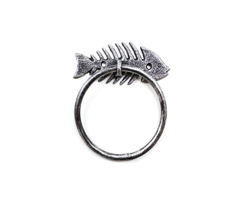 Towel Ring, Silver