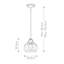 Levi 1 - Light Bronze Dome Pendant