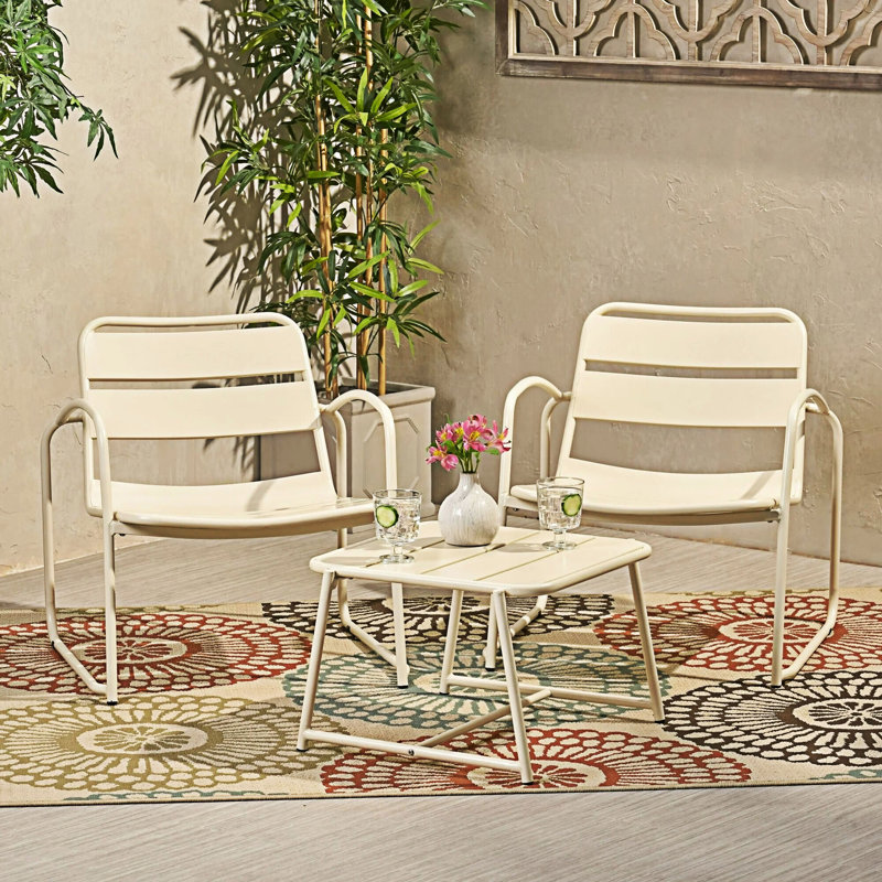 3PC Chat Set, Matte White