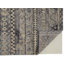 Tapis abstrait en laine noué à la main bleu / brun clair / gris Sabria-889293167