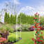Arche de jardin en métal l 74,4 po x H 98,4 po