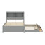 Lit plateforme avec lit gigogne, tiroirs et prises USB-1779004081