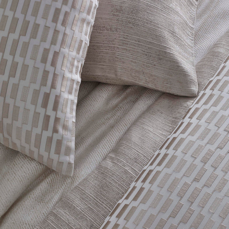 Ingot Square Pillow Cover & Insert, Palladium