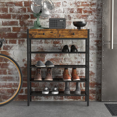 12 Pair Shoe Rack