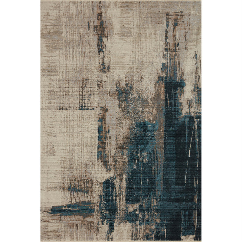 Tapis beige tissé à la machine ballycraigy, Rectangle 9 pi 6 po x 13 pi