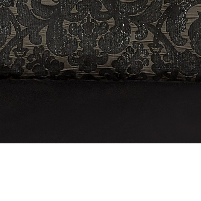 Ensemble d'édredon 5 pièces Delery, Édredon grand + 2 taies décoratives + 3 coussins, Gris anthracite