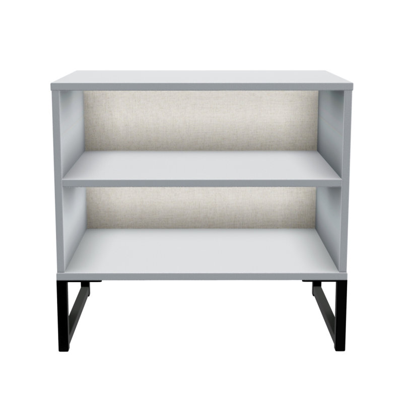 Fully Assembled Euris Nightstand, Dust Grey