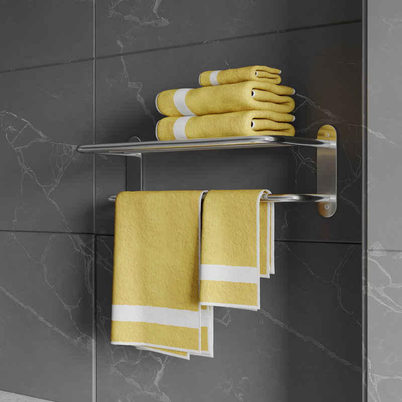 Porte-serviettes mural, Chrome